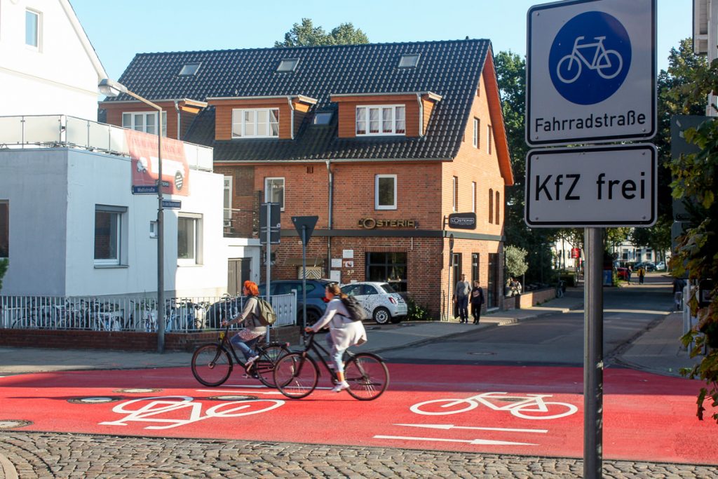 Fahrradstrassenring in Lüneburg