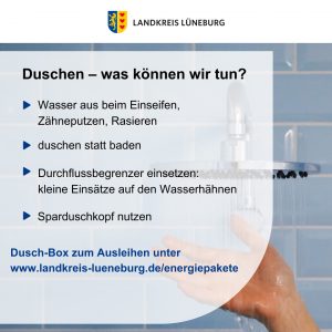 Wie kann man Energie sparen beim Duschen.