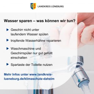 Auch durch kleine Handlungen lassen sich oft viele Liter Wasser einsparen.